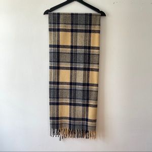 Vintage Faribo Wool Plaid Throw